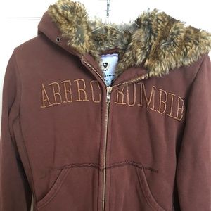 Abercrombie Hoodie/Sweatshirt Coat